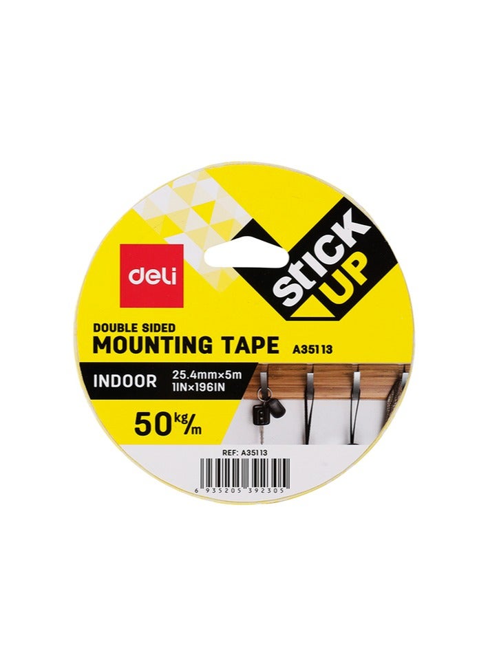 Deli DOUBLE SIDED MOUNTING TAPE DELI A35113 (25.4MM X 5M)  - Image 2