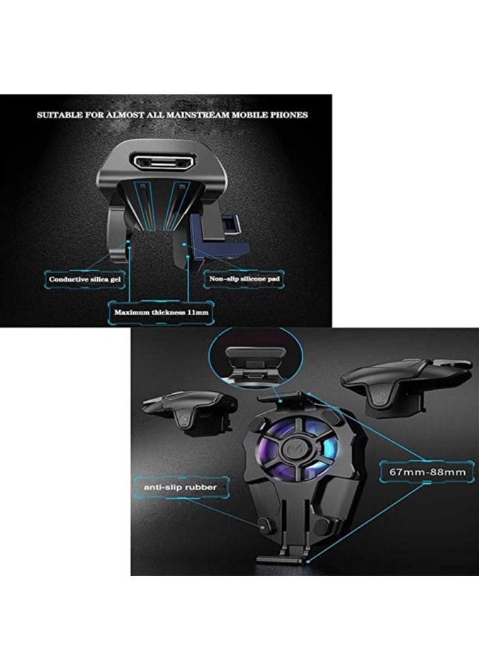 Memo AK03 Fantasy Mobile Game Controller And Cooling Fan  - Image 4