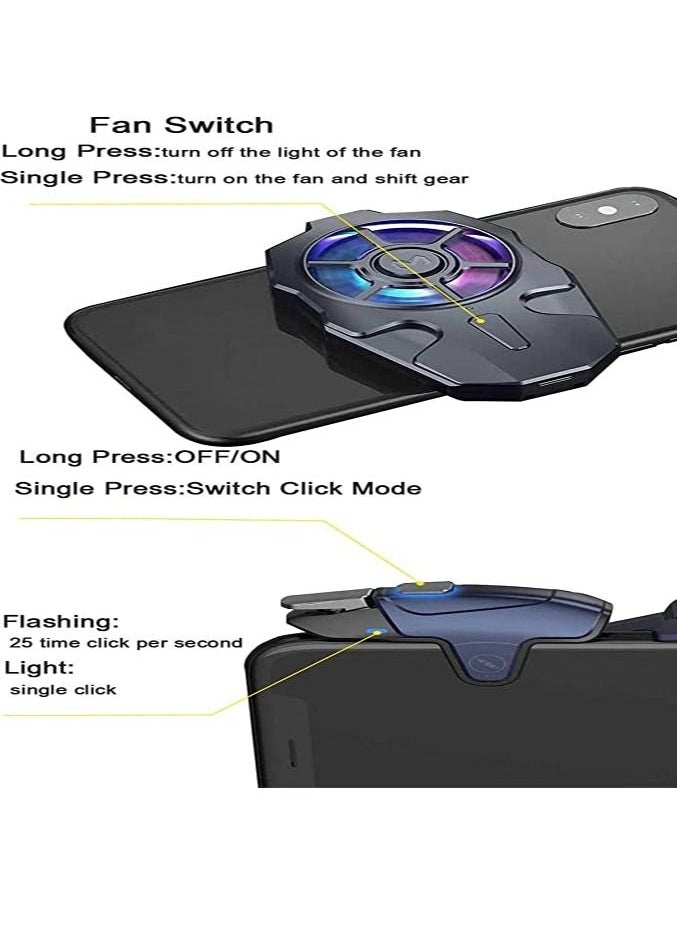 Memo AK03 Fantasy Mobile Game Controller And Cooling Fan  - Image 3