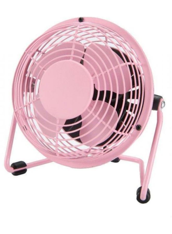 NIBEMINENT USB Mini Fan 13cm Pink/Black  - Image 2