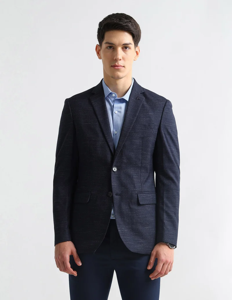Arrow Heathered Tailored Fit Blazer