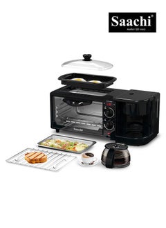 Saachi Saachi 3 in 1 Breakfast Machine NL-BS-2951-BK  - Image 1