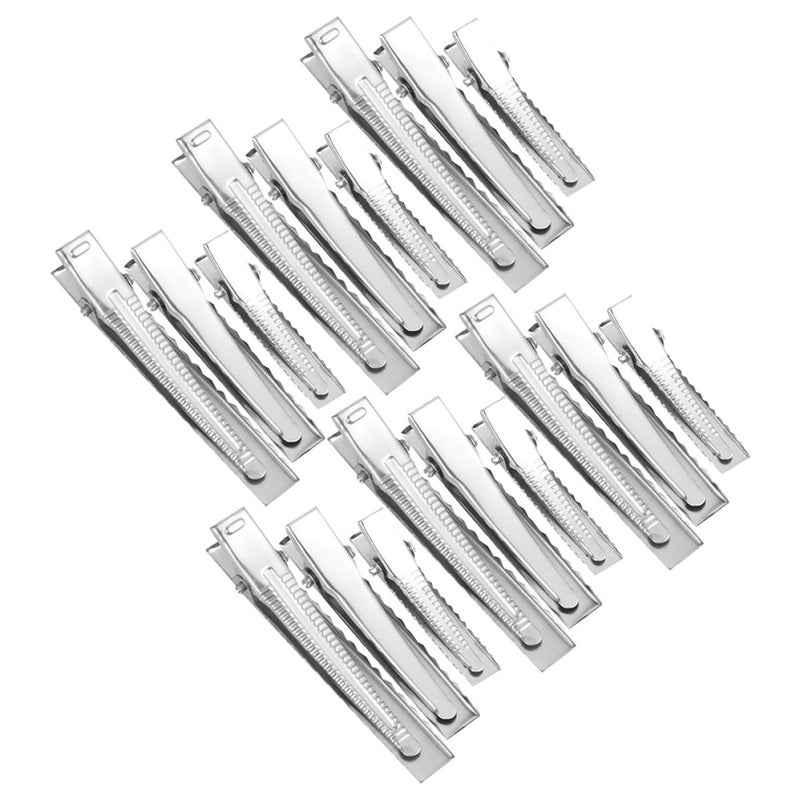150pcs Stainless Steel Hair Clips Set with 4cm 5.5cm 7.5cm Duck Billed Barrettes for Styling Sectioning Hair Accessories Women DIY - Image 1