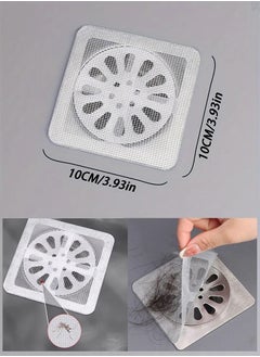 Beirui 30PCS Self-Adhesive Hair Filter Sticker, DisposableShower Drain Adapter, Anti-Clog KitchenBathroom Drain Hair Drain Catcher, Door,Kitchen Sewage Grill Filter, Window ScreenRepair Patch,  - Image 2