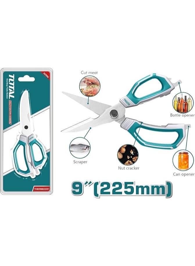 توتال مقص مطبخ متعدد الاستخدامات 9 بوصه - Image 2