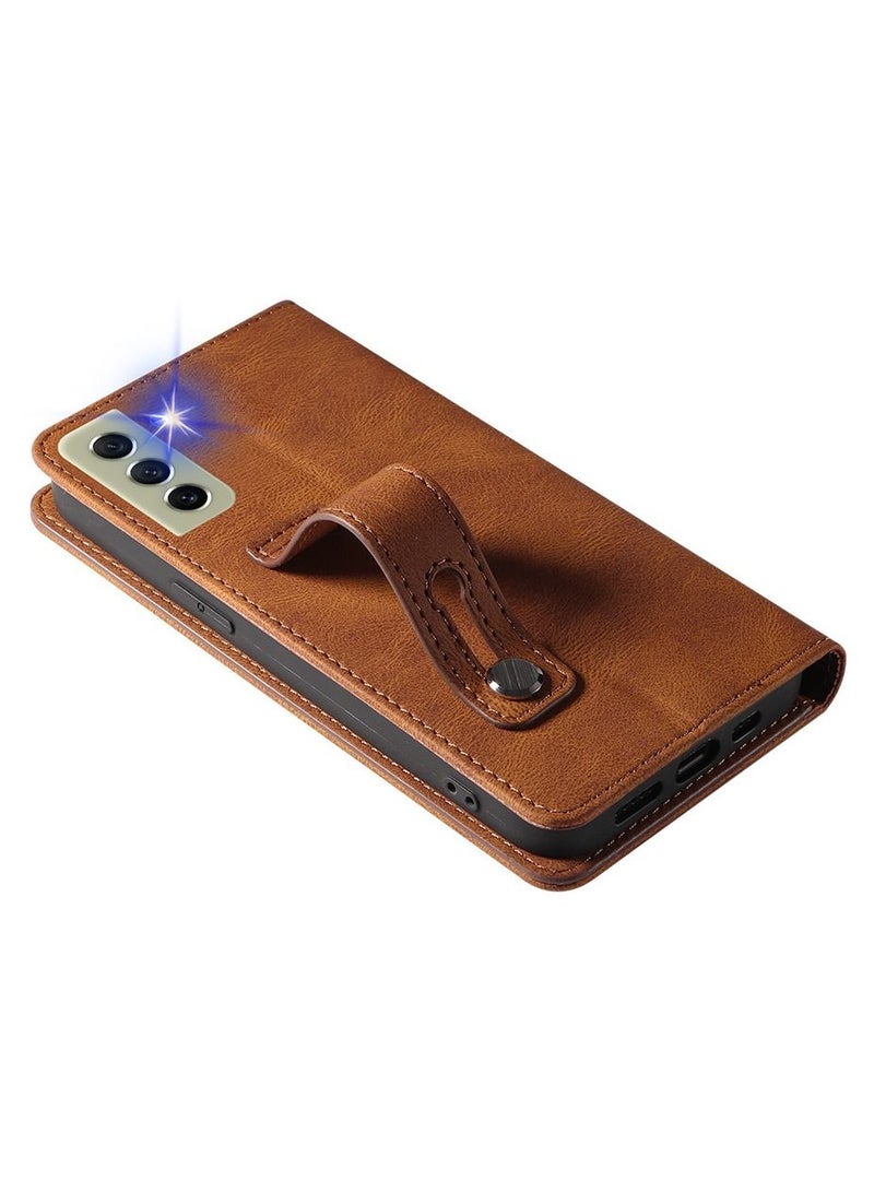 Loquat Suitable For Samsung Solid Color Magnetic Flip Leather Case - Image 2