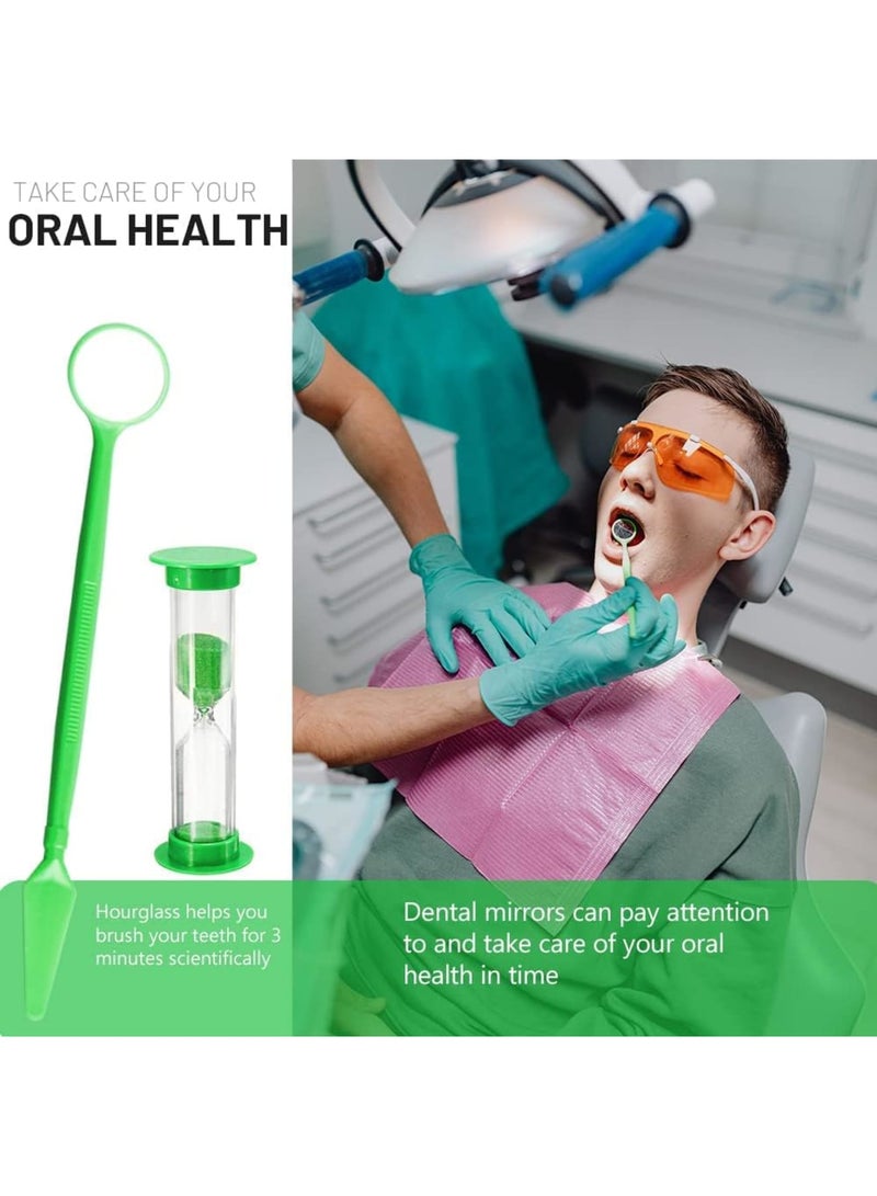 SYOSI Portable Orthodontic Oral Care Kit for Braces -2 Orthodontic Care Set - Dental Braces Kit, Interdental Brush Dental Wax Dental Floss Toothbrush Cleaning Kit (Green & Red) - Image 5