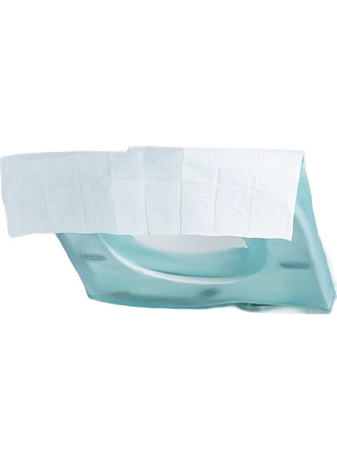 Sometimes Disposable Toilet Seat Covers, Full-Coverage, Slip-On, Paper Seat Covers, For Travel And Hotel Use, 50 Pieces - Image 3