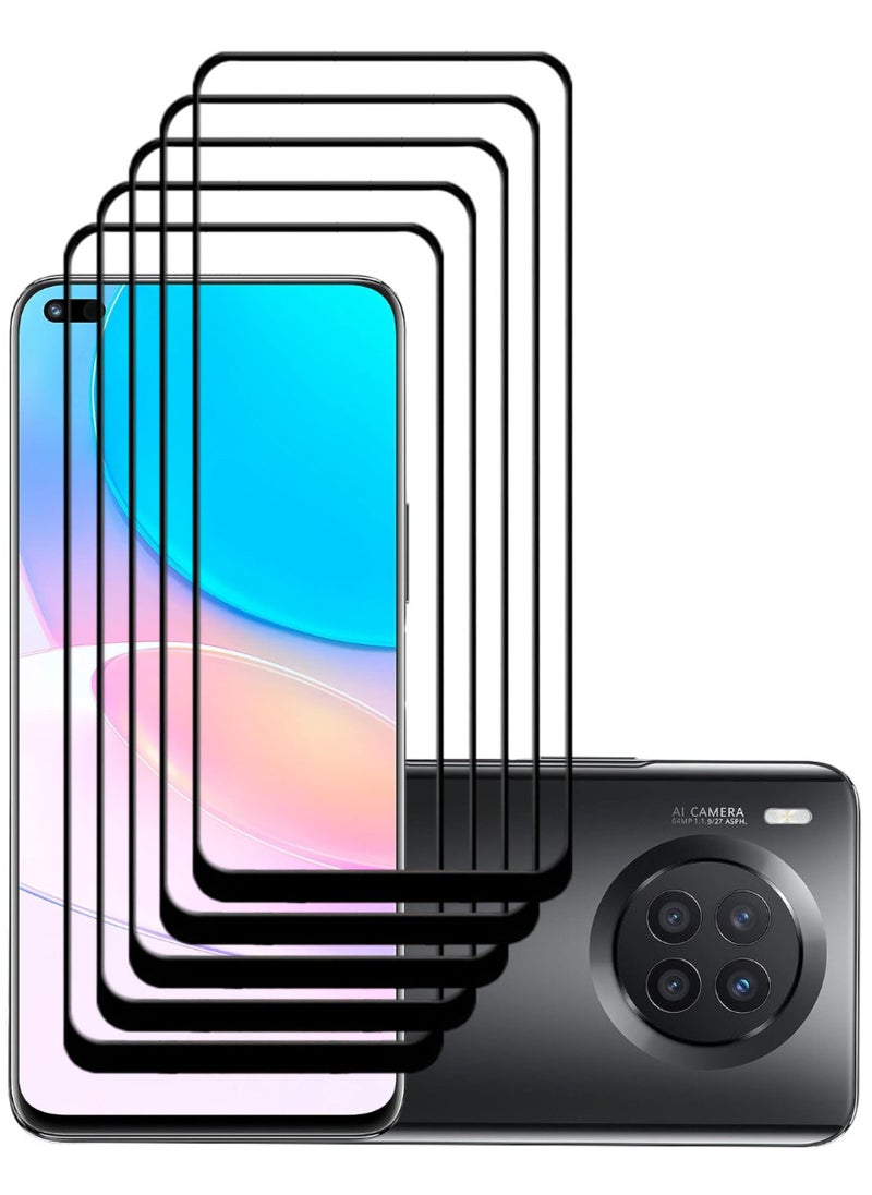 ACLIX 5 Pieces Antistatic ESD Dustproof Premium Quality High Definition Tempered Glass Screen Protector Designed For Huawei nova 8i - Image 1