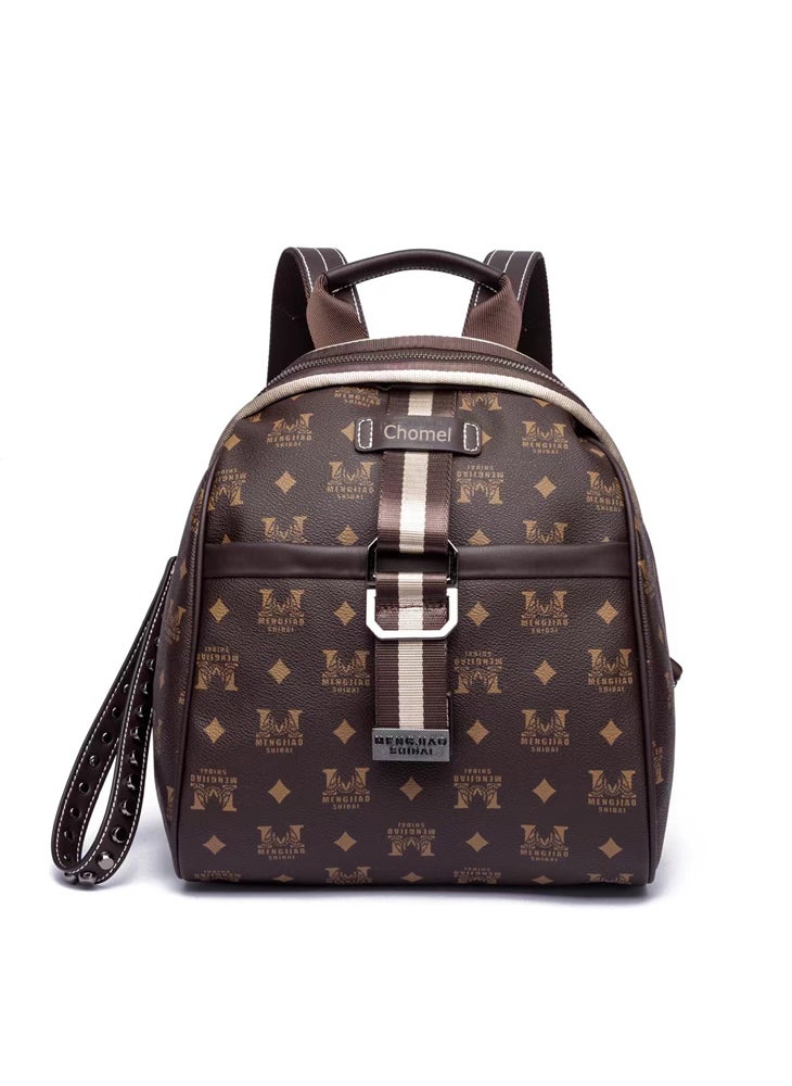 Chomel Fashionable Travel Backpack For Women Leather and PVC Casual Backpacks - Image 1