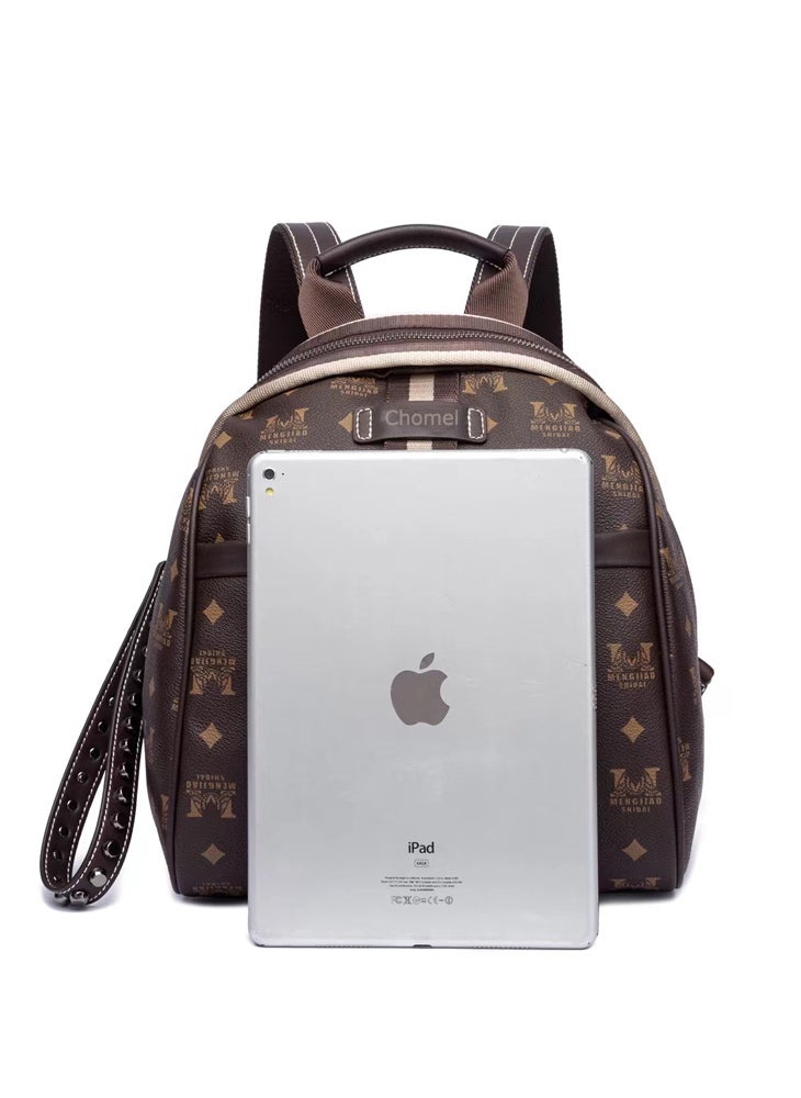 Chomel Fashionable Travel Backpack For Women Leather and PVC Casual Backpacks - Image 4