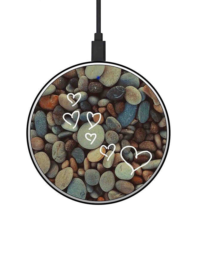 نيبمينينت شاحن لاسلكي سريع رفيع للغاية بقدرة 15 وات متعدد الألوان