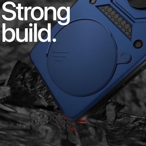 AIBEX® Back Cover for Oppo F29 5G | D10 Tough Armor Case | Sliding Camera Shield | 360° Protection | Kickstand Ring Holder | Military-Grade Shockproof Bumper Case - Image 3