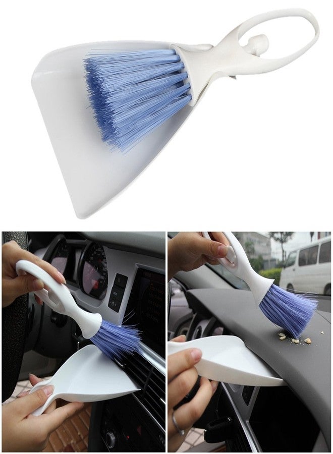 Jscarlife Mini Dustpan and Brush Deep Detail Cleaning Set, Deep Gap Cleaning Tool, Sweeping Up and Tidying Your Home, Desk, Countertop, Key Board, Cat, Dog and Other Pets, Dustpan - Image 2