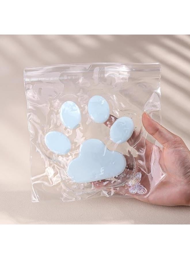 Cat Paw Squishies Toy - Transparent Paw Squeeze Stress Relief Toy, Super Soft Fidget Sensory Toys for Kids and Adults