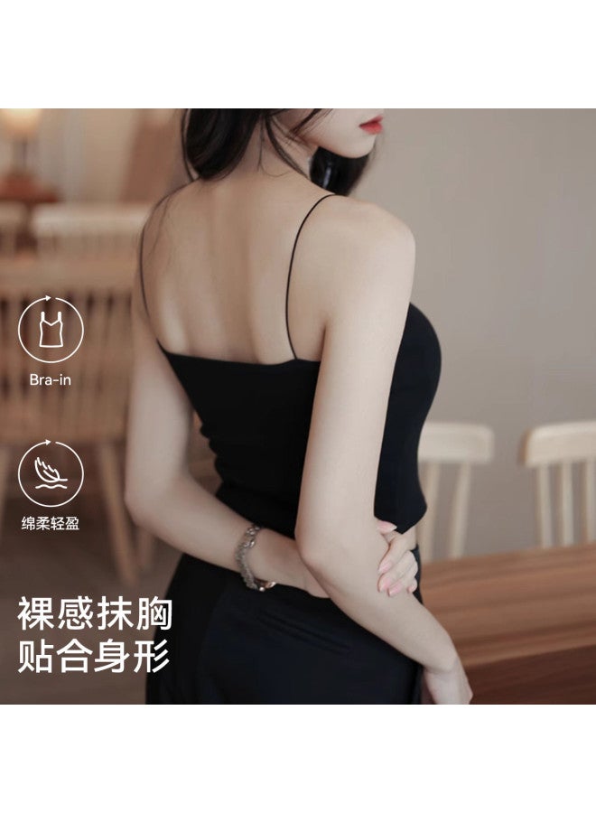 MIIOW Strapless Ultra-Fine Invisible Strap Premium Thin Women'S Camisole With Collarbone Revealing Design - Image 2