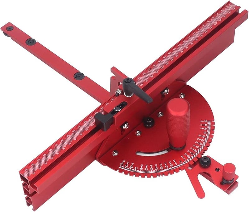 Precision Miter Gauge System For Table Saw With 30mm 45mm T Track Compatibility - Image 4