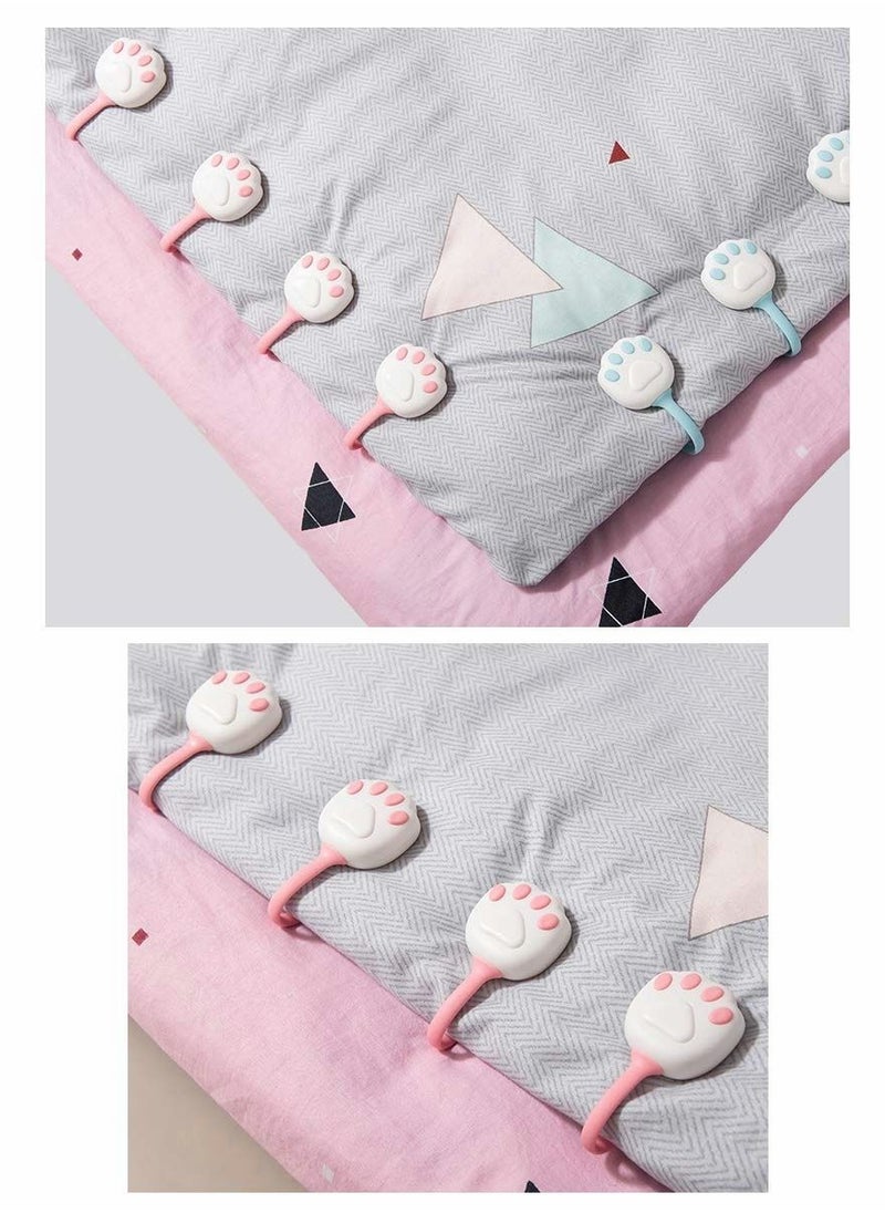 SYOSI - 8 Pcs Duvet Clips, Comforter Grips, Duvet Button Fasteners Keeps Comforter from Shifting, Prevents Comforters from Shifting Inside Duvet Cover - Image 1
