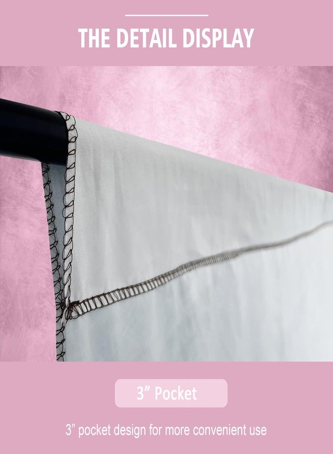 Haboke 8x10ft Abstract Pink Photography Backdrop - Professional Studio Background for Portraits, Events & Photo Props with Pocket for Easy Setup - Image 5