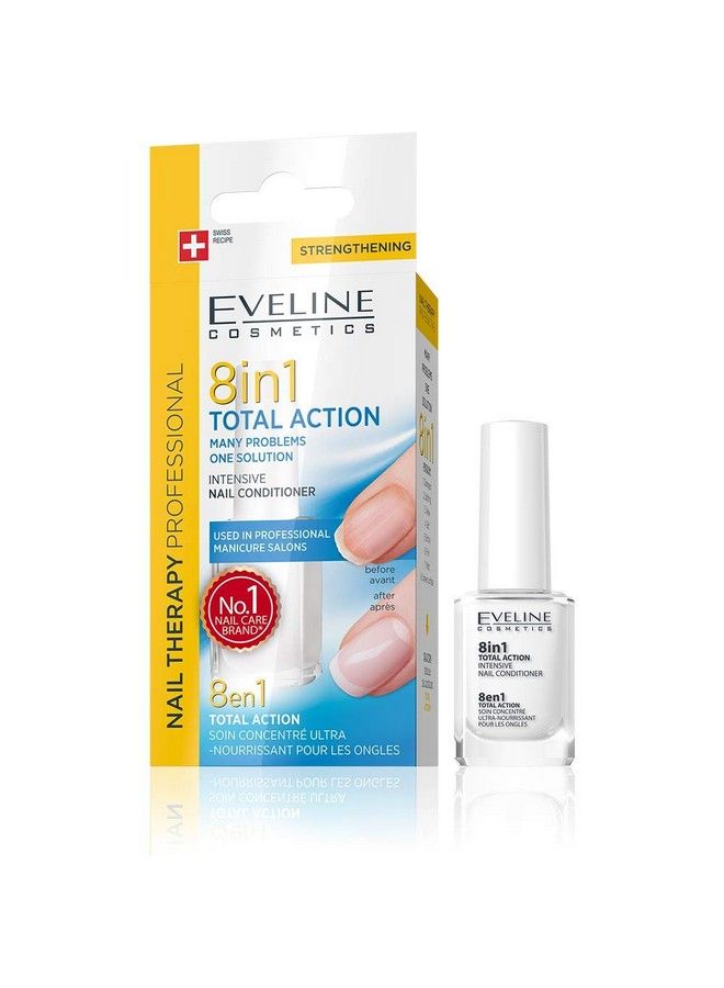 EVELINE COSMETICS Total Action 8 In 1 Intensive Nail Treatment And Conditioner - Image 1