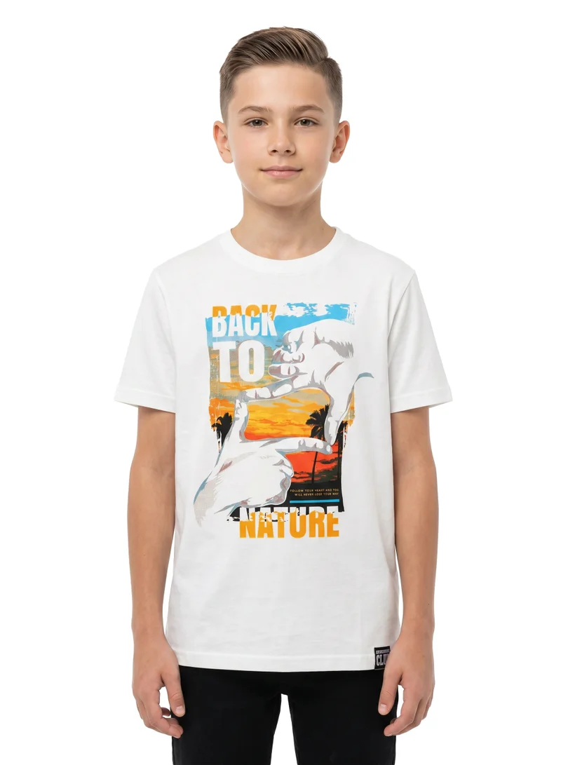 AIKO AIKO Teen Boys “Back to Nature” Graphic T-Shirt
