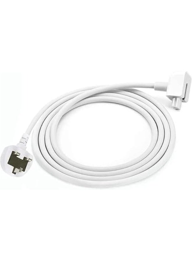 Terabyte Power Adapter Extension Cable UK Version For iPad/MacBook Pro 13/15/17" A1278 ]/A1286/A1297 Air 11" 13" A1370 ]/A1465 A1466 Mini Retina 12" Laptop Wall Cord Wire Line Charger 6 feet - Image 1