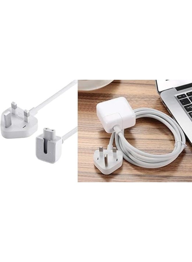 Terabyte Power Adapter Extension Cable UK Version For iPad/MacBook Pro 13/15/17" A1278 ]/A1286/A1297 Air 11" 13" A1370 ]/A1465 A1466 Mini Retina 12" Laptop Wall Cord Wire Line Charger 6 feet - Image 3