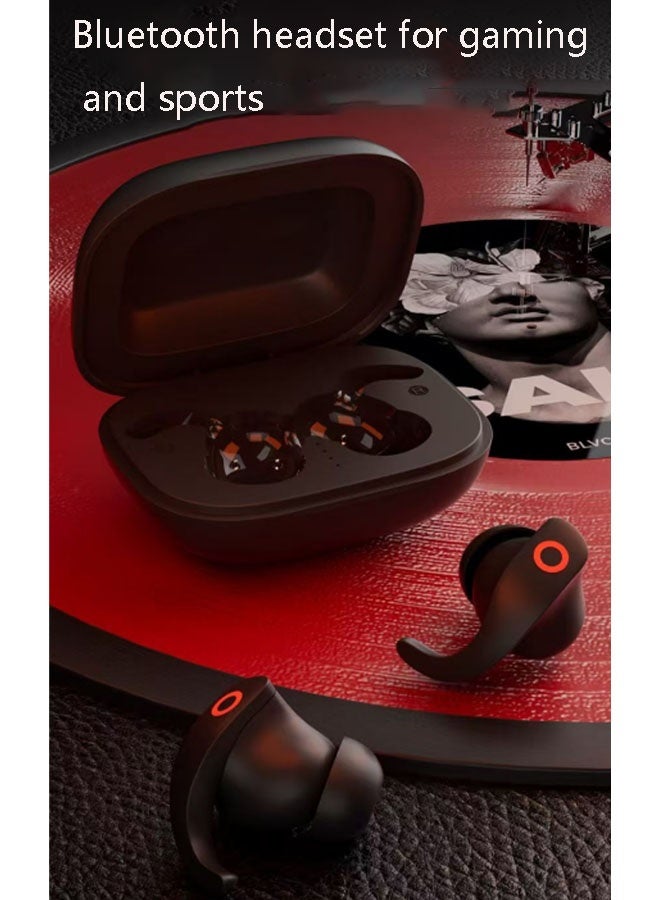 TWS True Wireless In-Ear Bluetooth Headphones – Bluetooth 5.4, ENC Call Noise Cancellation, Hi-Fi Lossless Sound Quality, Ultra-Long Battery Life, Zero Delay, Compatible with iOS and Android Systems, Suitable for Gaming, Esports, and Sports (Black) - Image 2