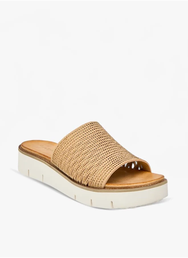 Le Confort Womens Embellished Slip-On Sandals Ramadan Collection