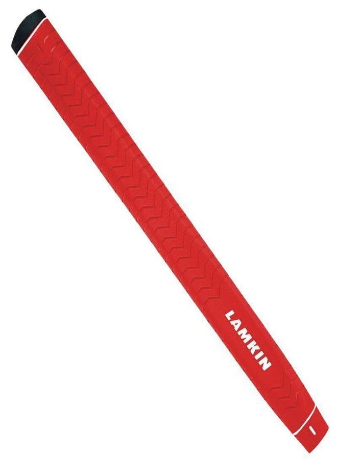 Lamkin Deep Etched Golf Grips, Putter Grips, with Lamkin Genesis Technology, Red - Image 1