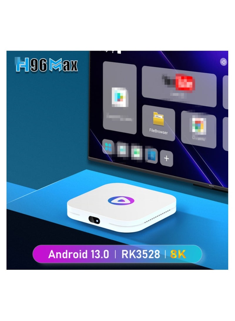 H96 Max M1 Android 13.0 Tv Box With Quad-Core 64bit Mali-450 8K Hdr Wifi 2.4Ghz 5.8Ghz Bluetooth 5.0 Set Top Box - Image 3