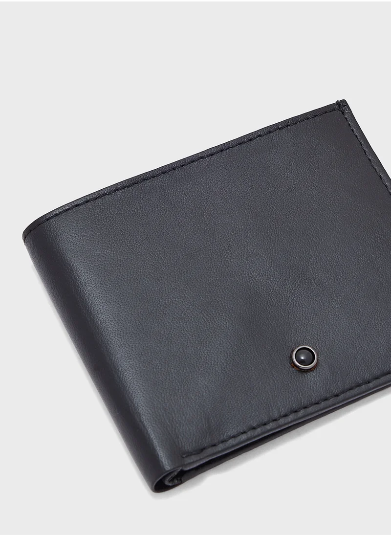 Robert Wood Genuine Leather Bi-Fold Wallet