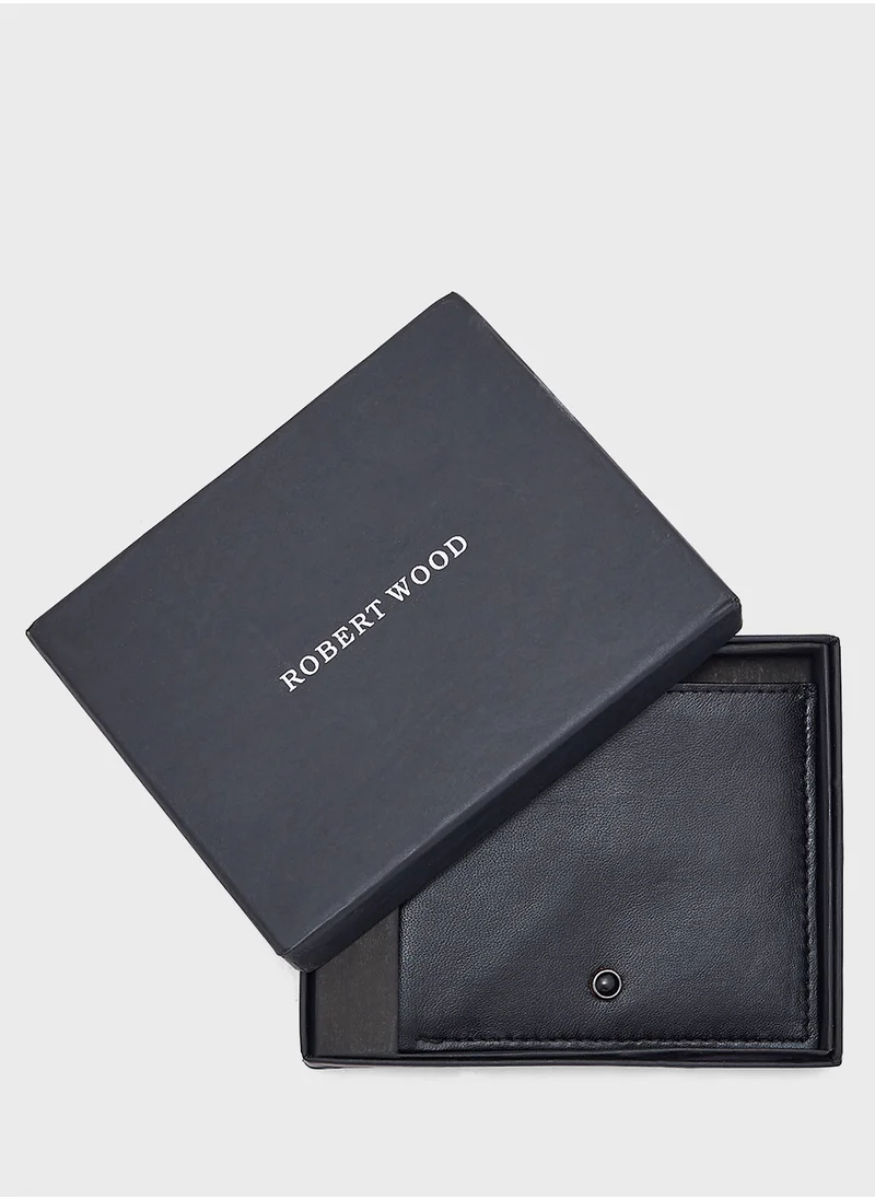 Robert Wood Genuine Leather Bi-Fold Wallet