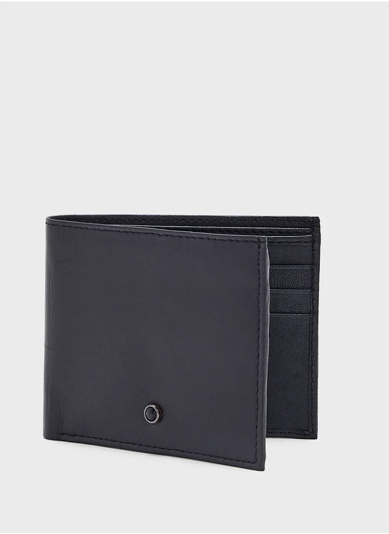Robert Wood Genuine Leather Bi-Fold Wallet