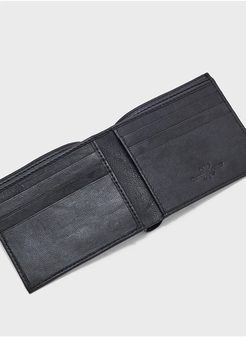 Robert Wood Genuine Leather Bi-Fold Wallet