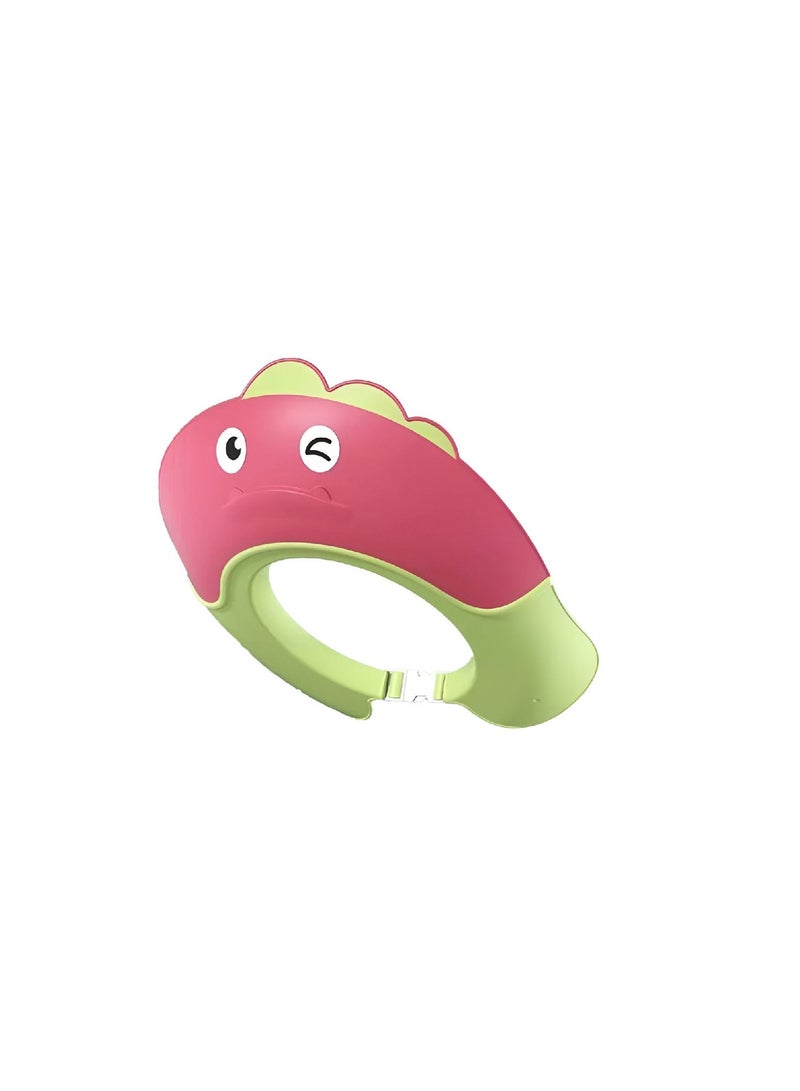 Baby Adjustable Shower Cap with Widened Brim and Diversion Design for Boys and Girls - Image 1