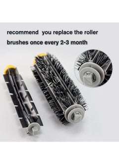 SYOSI SYOSI 2 Sets  Replacement Brushes Fit for iRobot Roomba 600 and 700 Series 614 620 630 635 640 645 650 655 660 675 680 690 695 760 770 780 Vacuum Cleaner Bristle & Flexible Beater Brush  - Image 5