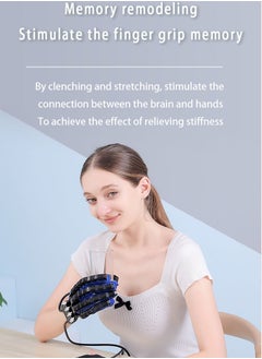 Generic Rehability Robot Gloves Hand Stroke Recovery Equipment Hand Dysfunction Patient Training Device Stroke Hemiplegia Finger Orthosis for Long Term Relief Finger Cramps  - Image 5
