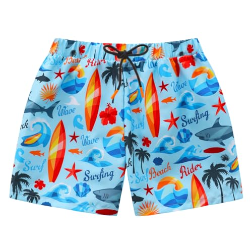HDOBHIO Baby-Boys Toddler Long Sleeved Rashguard Swim Bathing Suit and Sun Hat Set Cool Shark 3-6 Months - Image 3