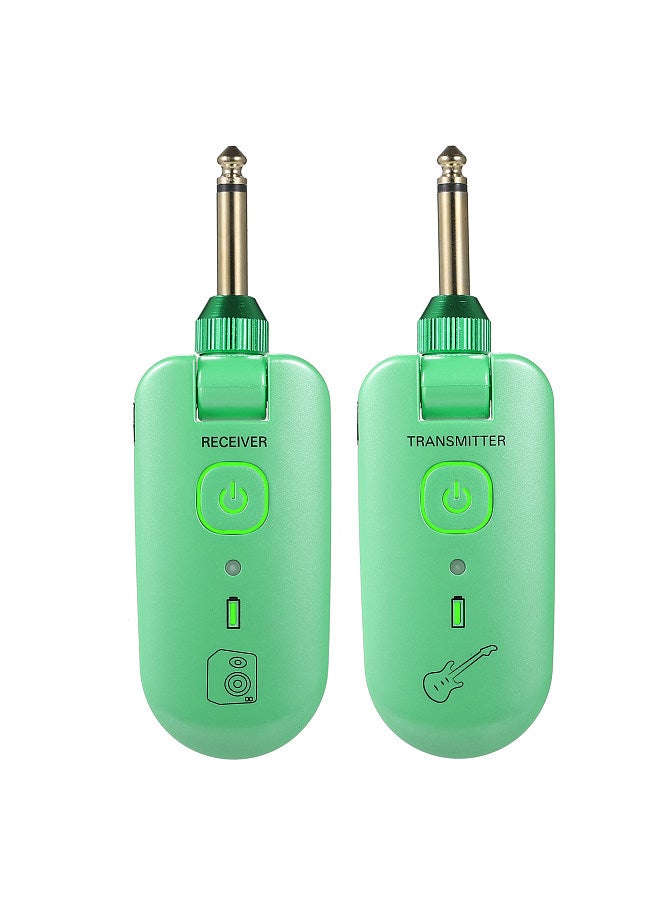 Double double W3 Portable UHF Wireless Guitar Transmitter and Receiver Set 50M Transmission Range Audio Wireless System Built-in Rechargeable Lithium Battery  - Image 1