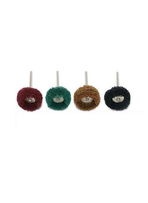 SWISSO SWISSO 40 Pack 1 inch Abrasive Wheel Buffing Polishing Wheel Set For Dremel Rotary Tool 25mm  - Image 5