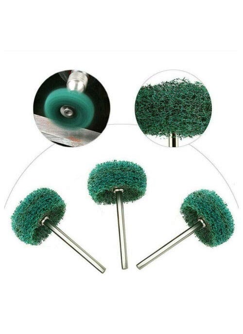 SWISSO SWISSO 40 Pack 1 inch Abrasive Wheel Buffing Polishing Wheel Set For Dremel Rotary Tool 25mm  - Image 4