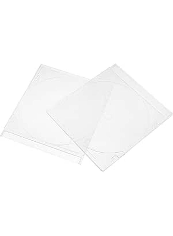 2 Pack Acrylic CD DVD Storage Box With 5mm Frosted Bottom For Home And Car Disc Organization - Image 1