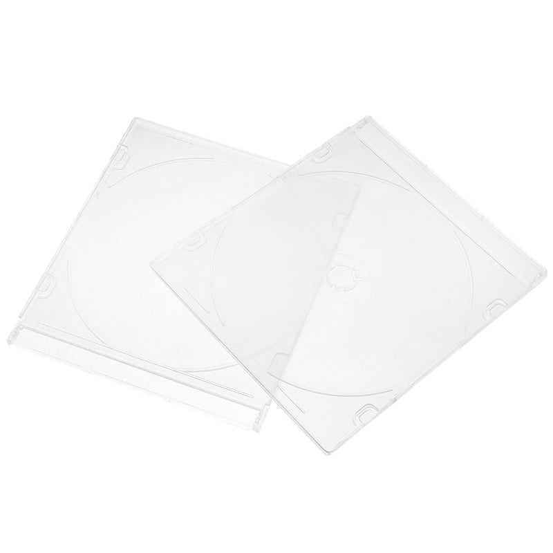 2 Pack Acrylic CD DVD Storage Box With 5mm Frosted Bottom For Home And Car Disc Organization - Image 2