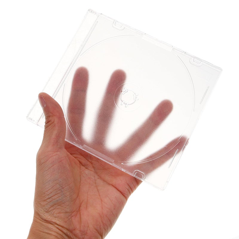 2 Pack Acrylic CD DVD Storage Box With 5mm Frosted Bottom For Home And Car Disc Organization - Image 5