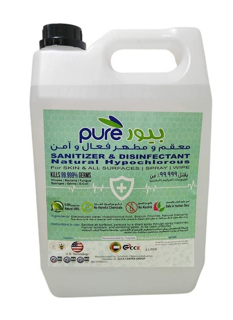 PURE - Hand Sanitizer & Disinfectant 5 L - Image 1