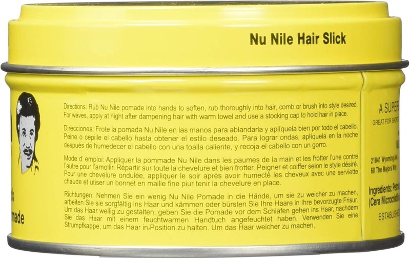 Murray's Nu Nile Hair Slick Dressing Pomade - 3 oz Jar for All Hair Types - Image 2