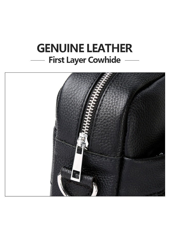 Yoze Laptop bag, laptop bag leather, business briefcase, large capacity for 14 inch computer - Image 2