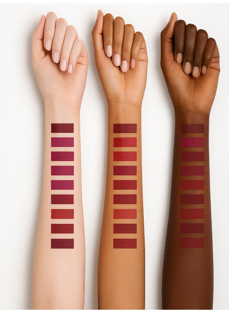 daroge 12-Piece Up To 24H Matte & Intense Lipstick Multicolour - Image 5