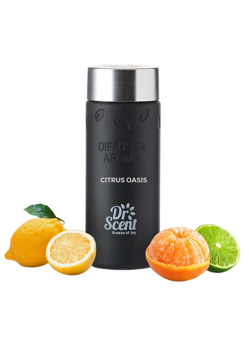 Dr Scent Dr Scent Diffuser Aroma Citrus, Feel the Distinctive Notes of Crisp Lime and Lemon, With Aromatic Strong Notes of Mandarin (500ml)  - Image 1